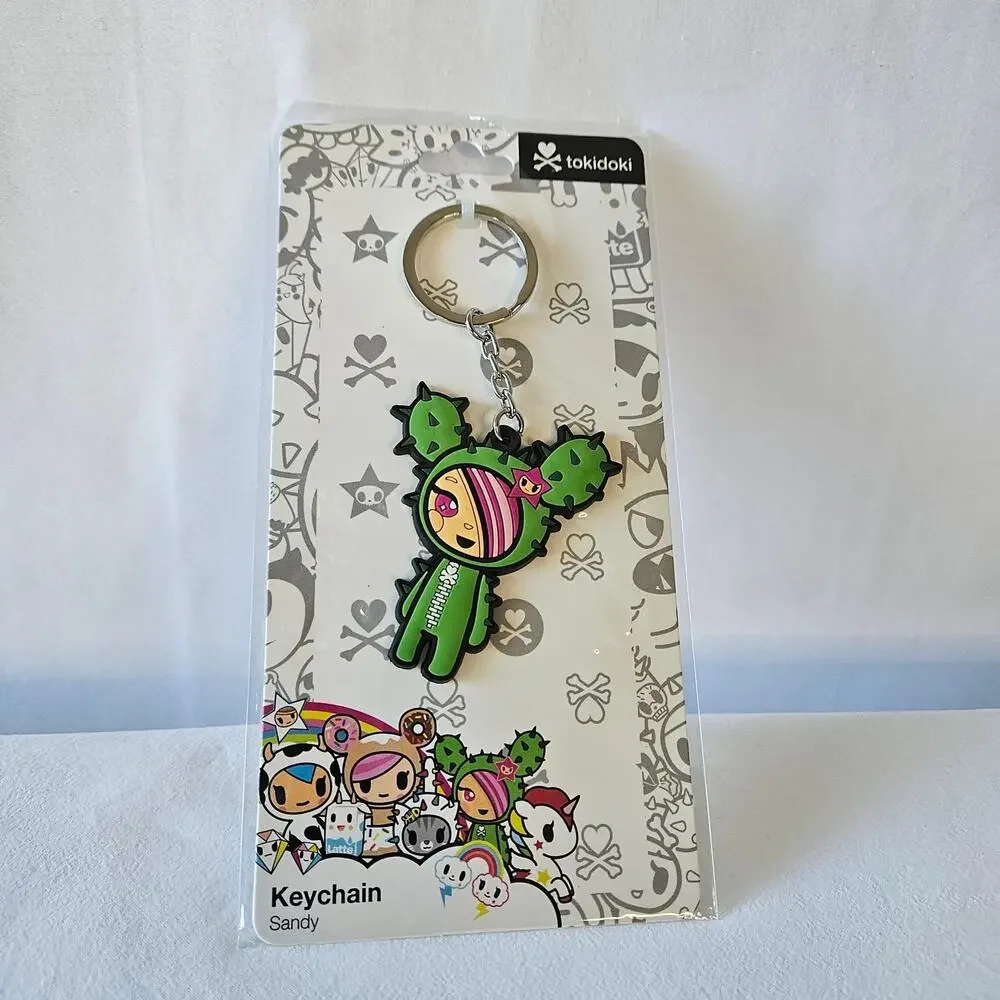 Tokidoki Sandy Cactus Girl Keychain
